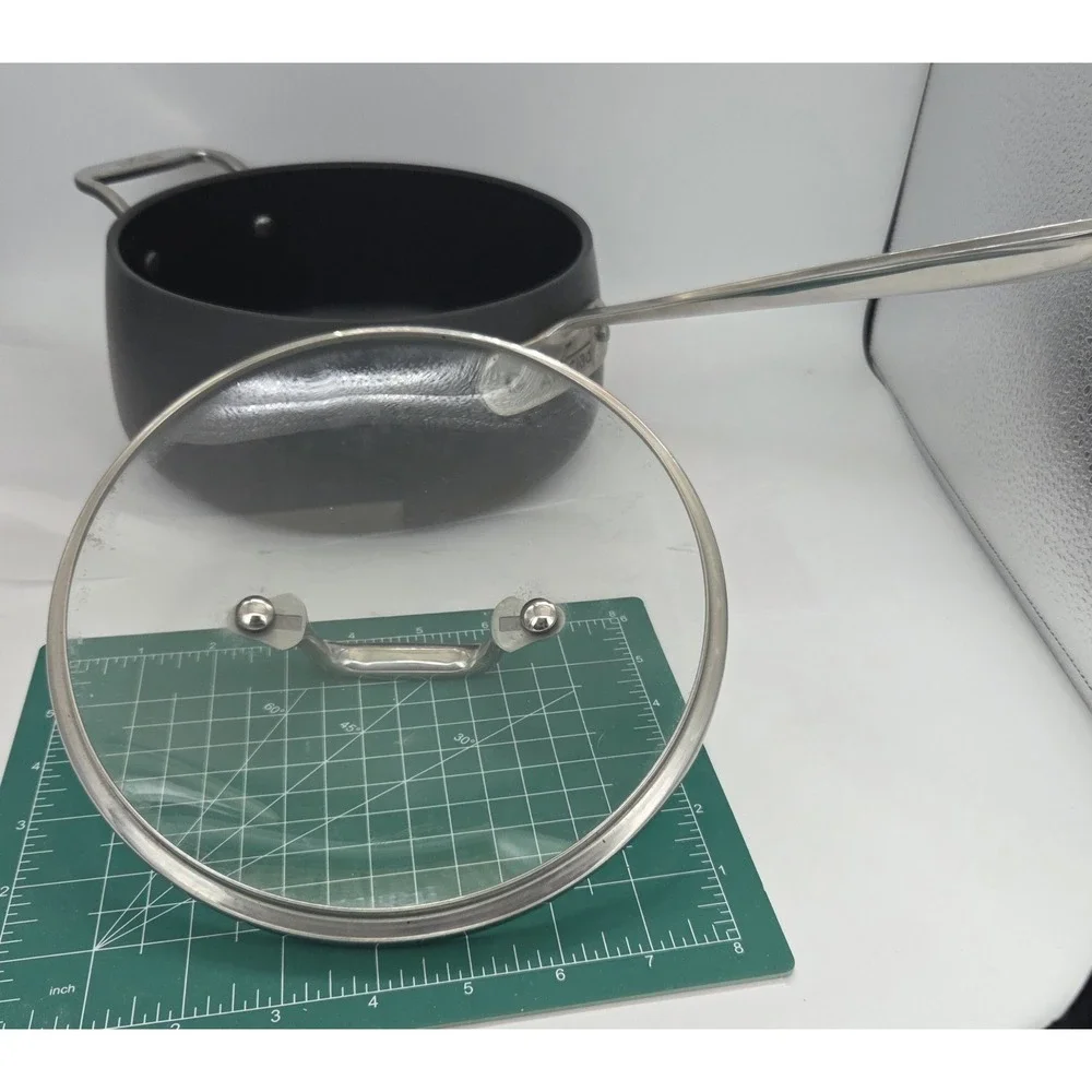 All-Clad HA1 Hard Anodized Nonstick Sauce Pan 3.5 Quart Induction Gas Electric